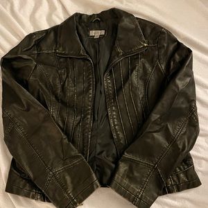 Dress Barn leather jacket